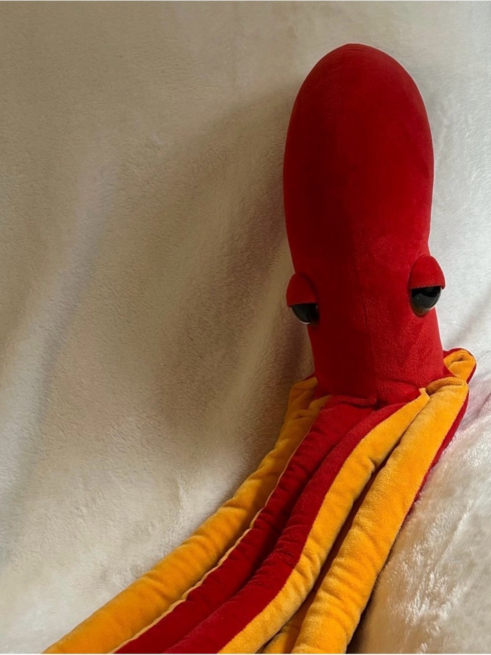 Nature Planet Giant Splash Octopus Red Plush Soft Toy Size 36”
